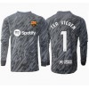Barcelona Ter Stegen #1 Torwart 3rd Trikot 2024-25 Langarm